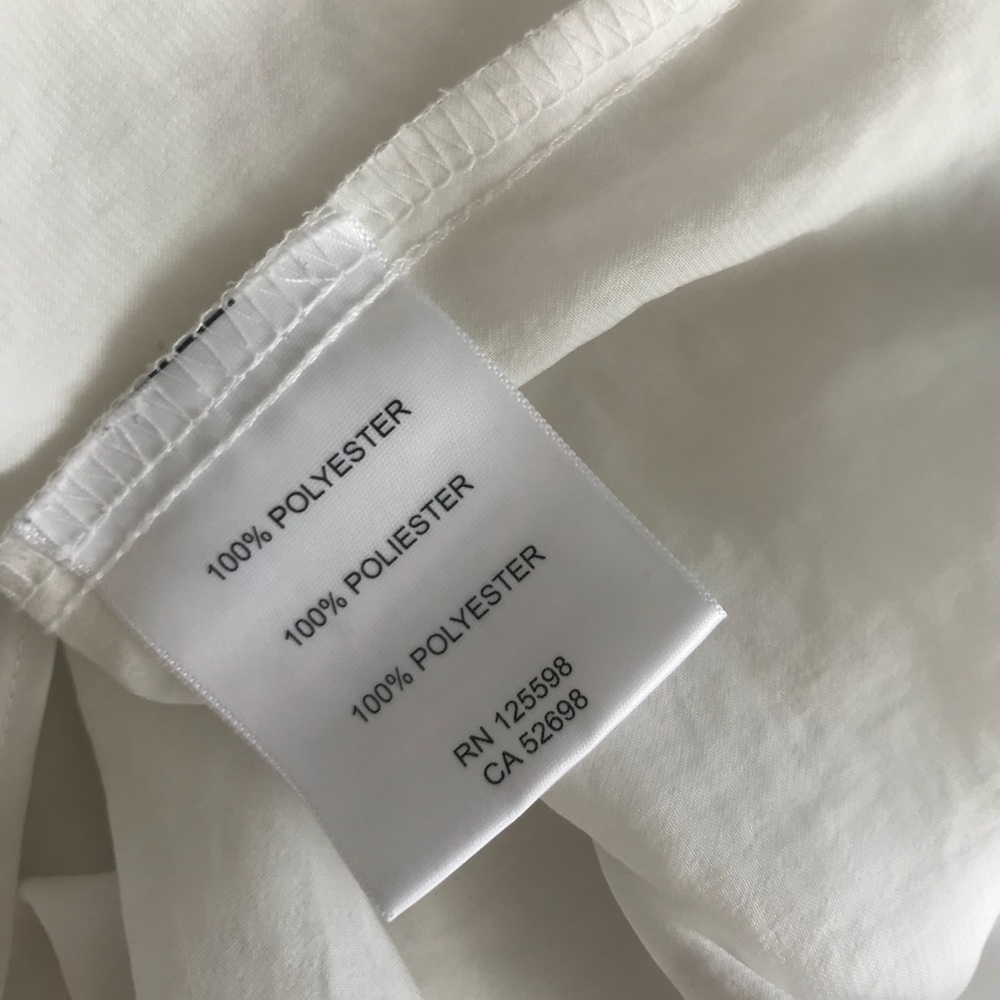 [SOLD] Ellen Tracy silky button-down blouse - Picture 5 of 5